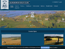 Tablet Screenshot of aldeburghgolfclub.co.uk